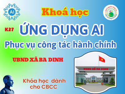 UBND xã Ba Dinh- Chinh phục AI phục vụ công tác Hành chính